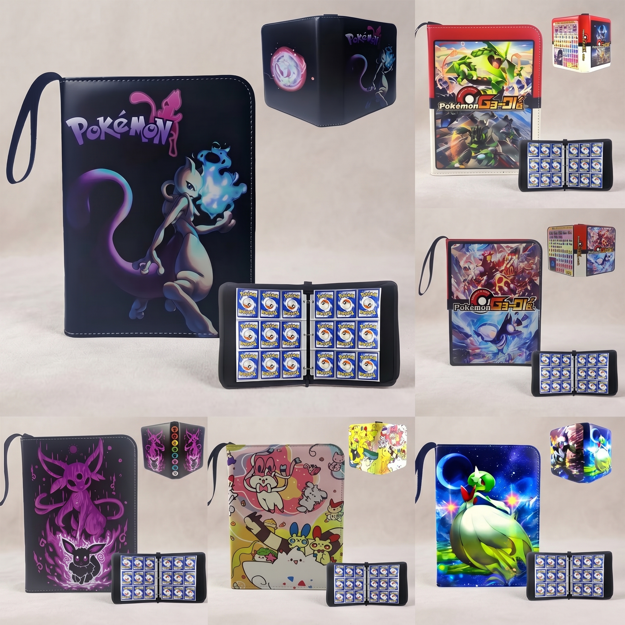 Pokemon Binder Card - Bandai Pokemon 4or9 Grid Card Album
