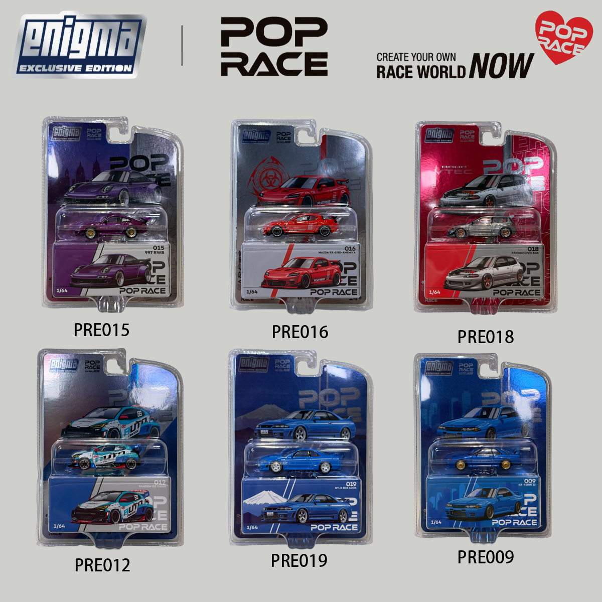 POP RACE 1:64 Blister Pack Set - Die Cast Car 1 64 incelemesi ve fiyatı