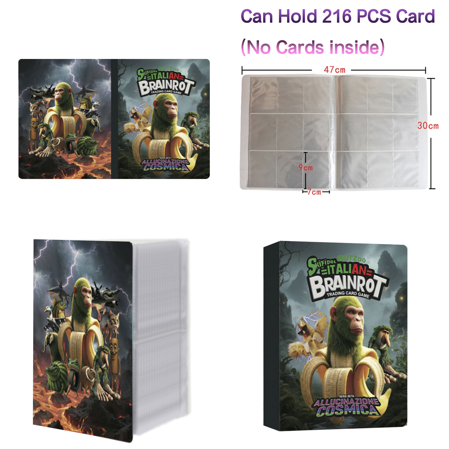 New 216 Pcs Booklet Italian Br - Trading Card Binder incelemesi ve fiyatı