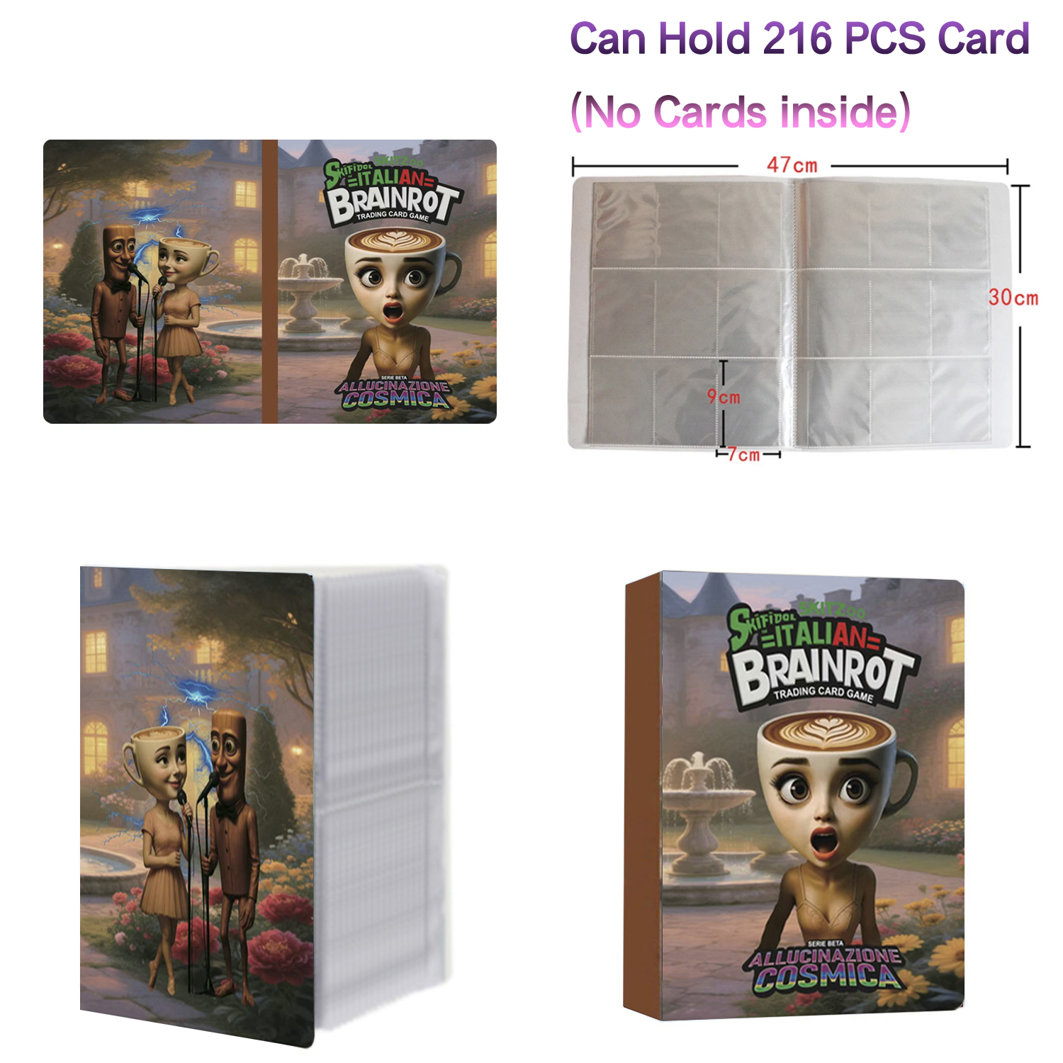 New 216 Pcs Booklet Italian Br - Trading Card Binder incelemesi ve fiyatı