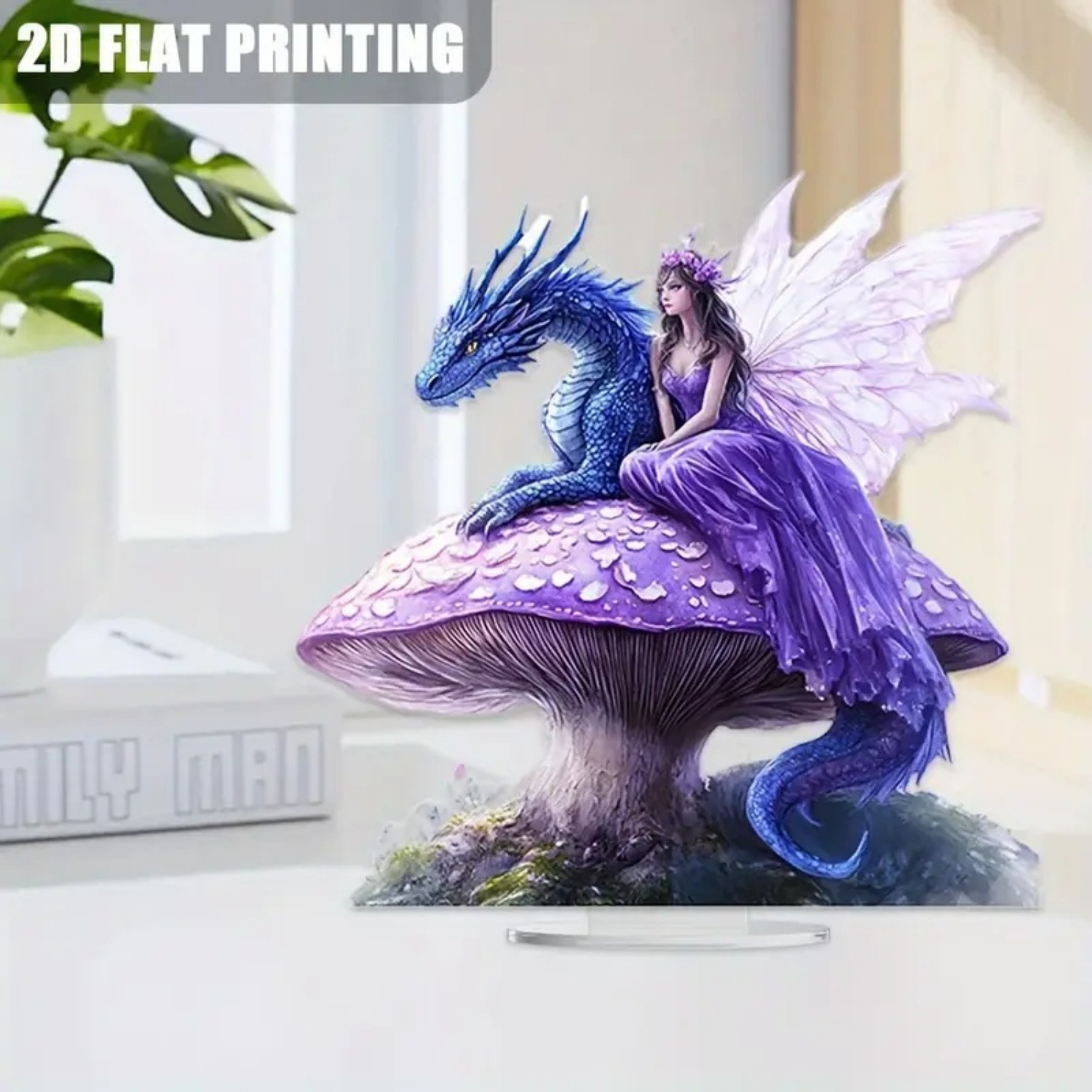 Fairy Statue,2D Flat Acrylic P - Display Case Acrylic incelemesi ve fiyatı