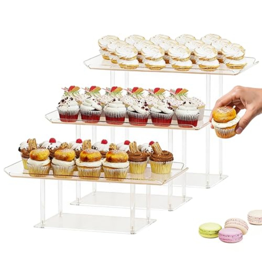 3 Pack Dessert Table Display S - Display Risers Set incelemesi ve fiyatı