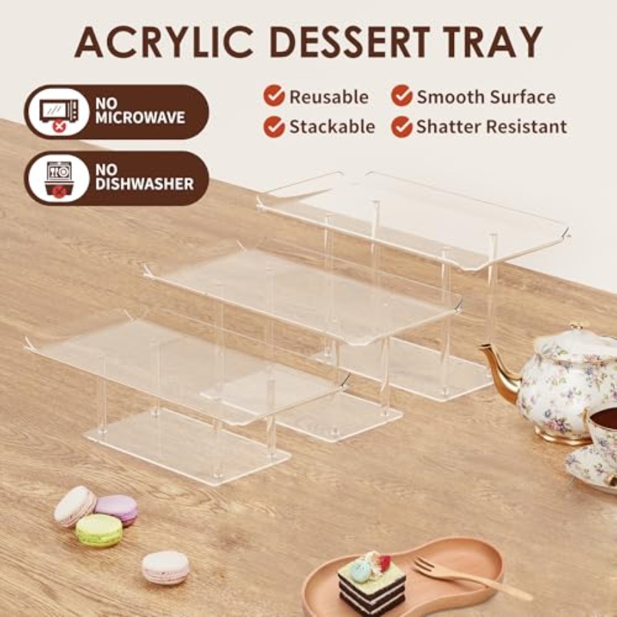 3 Pack Dessert Table Display S - Display Risers Set incelemesi ve fiyatı