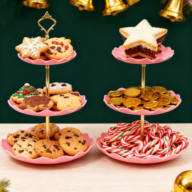 2/5pcs luxury pink cake rack d - Display Risers Set incelemesi ve fiyatı