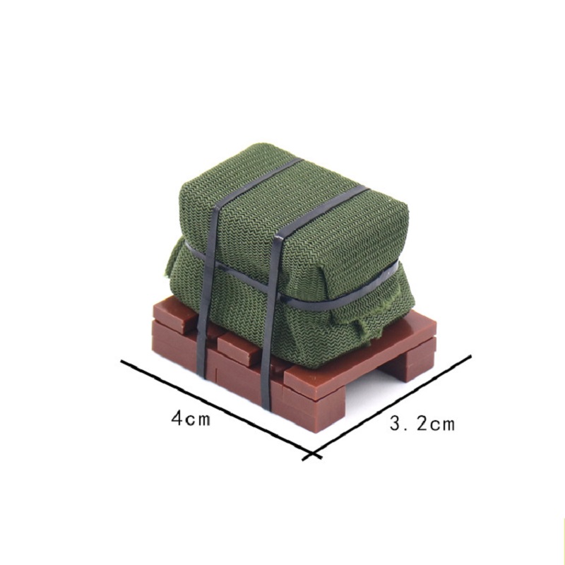 WW2 Military Air Drop Crate Bu - Lego Minifigure Holder incelemesi ve fiyatı